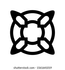 buoy icon isolated sign symbol vector illustration - high quality black style vector icons
