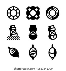 buoy icon isolated sign symbol vector illustration - Collection of high quality black style vector icons
