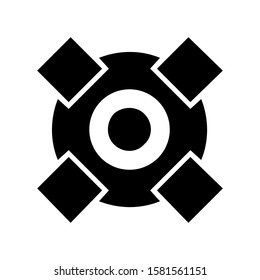 buoy icon isolated sign symbol vector illustration - high quality black style vector icons
