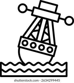 Vector de diseño de iconos creativos Nuevos de la boya