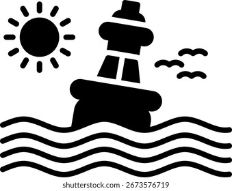 Vector de diseño de iconos creativos Nuevos de la boya