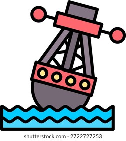 Vector de diseño de iconos creativos Nuevos de la boya