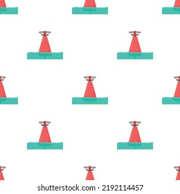Buoy pattern seamless background texture repeat wallpaper geometric vector