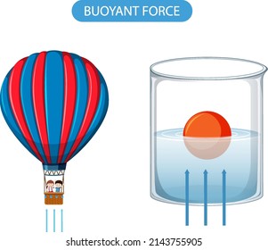 Buoyant Force Experiment Beispielgrafik