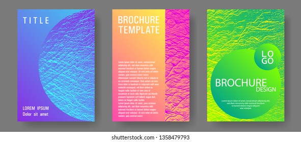 Buoyant wavy flux background pattern. Pink blue green rainbow waves textures. Research development plan covers.