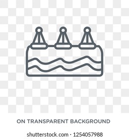 Buoys icon. Trendy flat vector Buoys icon on transparent background from Nautical collection. High quality filled Buoys symbol use for web and mobile