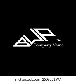 BUP Logo Design, BUP einfach und modern Logo. BUP luxuriöses Alphabet Design  