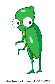 Buprestis beetle vector cartoon