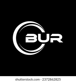 Diseño de logotipos BUR, inspiración para una identidad única. Elegancia moderna y diseño creativo. Marca tu éxito con el impresionante logotipo.