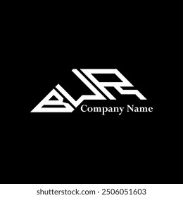BUR logo design, BUR simple and modern logo. BUR luxurious alphabet design  