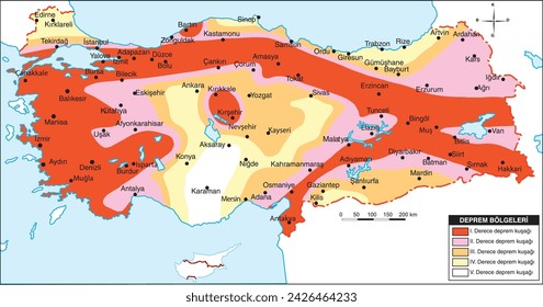 burakbl, geography, earthquake zones of Turkey, fault lines, tectonic movements