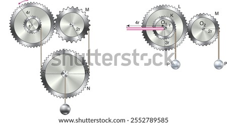 burakbl physics simple machines pulley spinning wheel, gear wheel