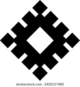 Burdock of Happiness Slavic Symbol Vector Repeinik Schastia