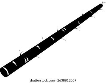The burdock icon isolated on white background