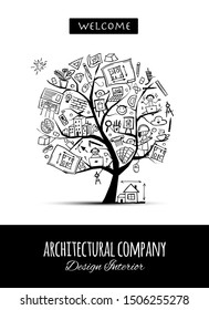 Bureau of architecture, concept tree for your design