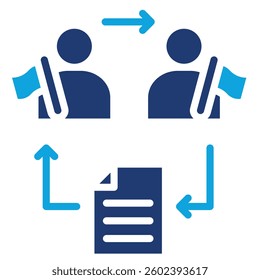 Bureaucracy Icon Element For Design