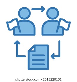 Bureaucracy Icon Element For Design