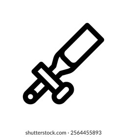Buret. Editable stroke vector icon.