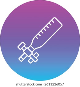 Burette vector icon. Can be used for printing, mobile and web applications.