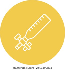 Burette vector icon. Can be used for printing, mobile and web applications.