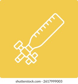 Burette vector icon. Can be used for printing, mobile and web applications.