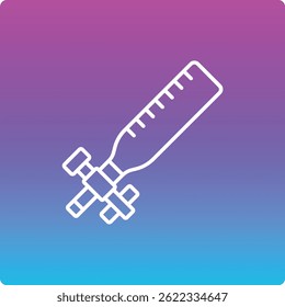 Burette vector icon. Can be used for printing, mobile and web applications.