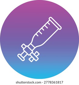 Burette vector icon. Can be used for printing, mobile and web applications.