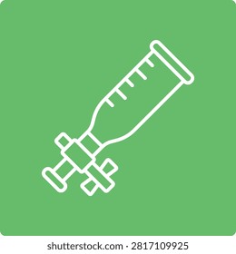 Burette vector icon. Can be used for printing, mobile and web applications.