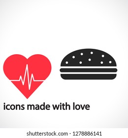 Burgeicon, burgevector vector icon