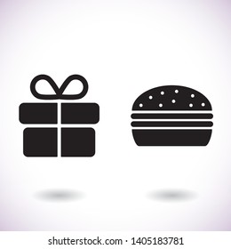 Burgeicon, burgevector vector icon , lorem ipsum Flat design