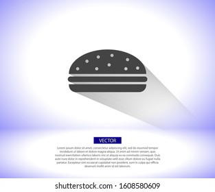 Burgeicon, burgevector vector icon , lorem ipsum Flat design