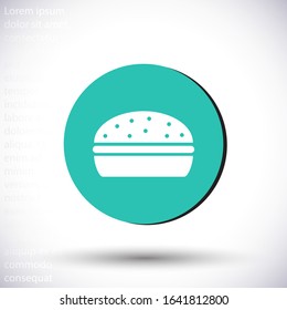 Burgeicon, burgevector vector icon , lorem ipsum Flat design