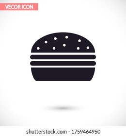 Burgeicon, burgevector vector icon , lorem ipsum Flat design