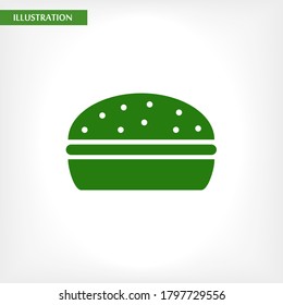 Burgeicon, burgevector vector icon , lorem ipsum Flat design