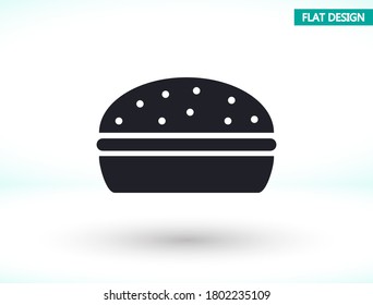 Burgeicon, burgevector vector icon , lorem ipsum Flat design