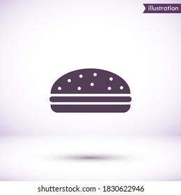 Burgeicon, burgevector vector icon , lorem ipsum Flat design