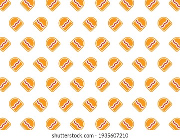 Burger background pattern colored design material