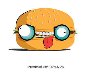 Burger cartoon 