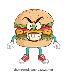 Cartoon Cheeseburger Images, Stock Photos & Vectors | Shutterstock