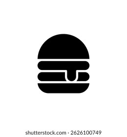 burger, cheeseburger, fast food icon