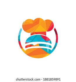 Burger chef vector logo design template. Retro fast food burger badge logo design.