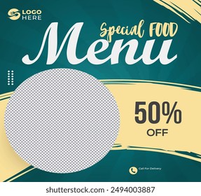 burger Chickens Grills Food or culinary social media marketing template. editable square social media post for promotion. illustration vector with realistic