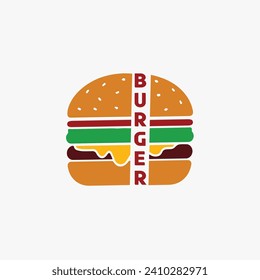 diseño del logotipo del punto del club de hamburguesas