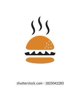 Burger company logo design vector template