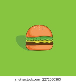 Burger Delicous Cartoon Full HD