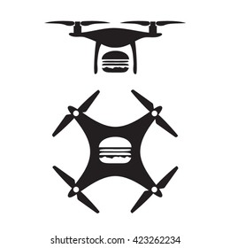 Burger delivery drone