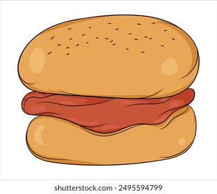 Burger design vector illustration for use