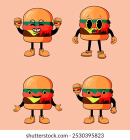 Burger Emotions: A Expressive Character Set