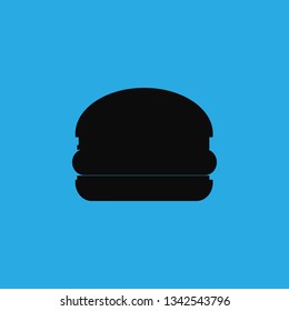 burger fast food icon vector