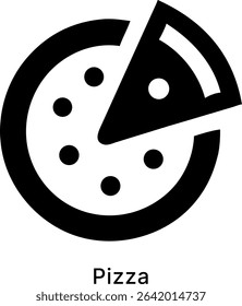 Burger Fast Food Meal Black Fill Icon Design